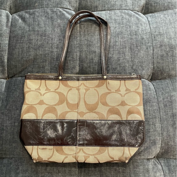 Coach City Tote Shoulder Bag - Picture 3 of 11